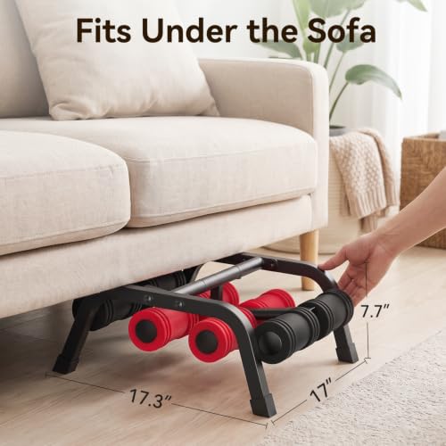 Mini Inversion Table, Spinal Decompression Table with Rollers, Back Stretching Table for Home Gym, 297 LBS Capacity & Easy to Store Back Stretcher Table by STYNGT - Used condition - Image 8