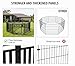 Petorldog Thickened Dog Fence Durable & Sturdy Outdoor Yard Fence, 32