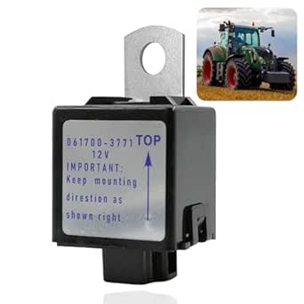 Topteng Relais 12V 061700-3771, Starter Time Relay T0070