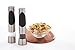 Cole & Mason Richmond Electronic Salt & Pepper Mill Gift Set - One-Button Electric Spice Grinder with Large Grinding Chamber - Requires 6 AAA Batteries - Hand Wash Kitchen Tool - Stainless Steel