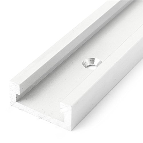 EsportsMJJ 600mm Aluminiumlegierung T-Track Holzbearbeitung 30X12.8mm T-Nut Gehrungsschiene