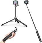 AKASO 160cm Selfie Stick Trépied extensible Stand pour GoPro Héros 13/12/11/10/9/Max, DJI Action Osmo 5/4/3, EK7000/Brave 4/Brave 7 LE Caméras d'action et autres ODDV, ICEFOX Caméras d'action