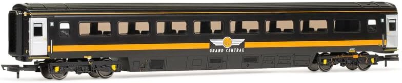 Hornby Coach Car - R40442 Railroad Grand Central Rail, Mk3 Trailer Standard Open, 42402 - Era 10 Train Toy, 00 Gauge Carriage for Train Set, Rolling Stock Models for Adults - 1:76 Scale Model Gift