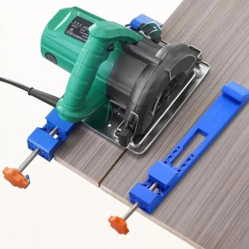 Quintathletic Adjustable Cutting Machine Base Guide Circular Saw Milling Positioning Clamps Guide Lock The Cutter Base Tasks Woodworking Tool