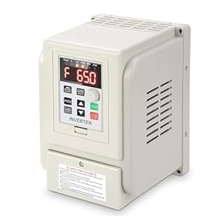 Jadeshay Variateur de Vitesse pour Moteur 220VAC 2.2KW Variateur de Fréquence Monophasé VFD Convertisseur de Fréquence Entrée Monophasé Sortie Triphasé