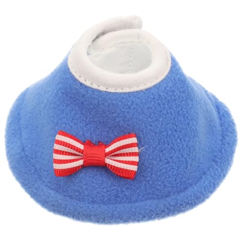 VICASKY Protective Parrot Collar for Birds Blue S Pecking and Biting Neckwear Bird Protective Collar to Prevent and Promote Wound Healing for Pet Parrots