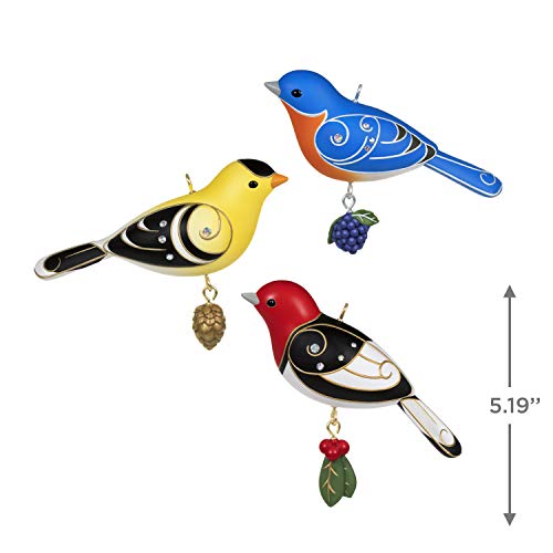 Hallmark Keepsake Christmas Ornaments 2020, Outdoor Oversized Birds, Set Of 3 (3999Qgo1934) #TOP4