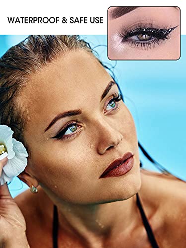 Mlloaayo 4 Paia di Adesivi per Ciglia e Adesivi