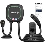 Wallbox Pulsar Plus Level 2 EV Charger 40 Amp - EVSE 9.6kW 240V Electric Vehicle Charging Station NACS for Tesla - 25ft Cable - Electric Car Charger for Outdoor & Indoor - Energy Star & UL Certified