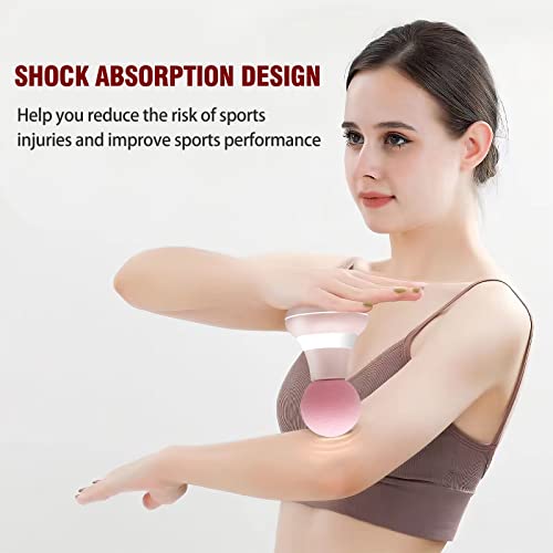 Jtffer Upgraded Handheld Massage Wand For Woman & Man Rechargeable 6 Kinds Magic Mini Vibration Massager Full Body Back Neck Relaxation Muscles And Pain Relief- Pink #TOP1