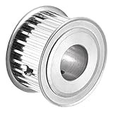 La rueda síncrona de color plata está fabricada en aleación de aluminio con un alto acabado. Utilizado junto con correas dentadas, realice la transmisión síncrona y el proyecto de transferencia sin problemas. Sumamente utilizado en transmisiones mecánicas como impresoras 3D, taladradoras, fresadoras, engranajes, tornos CNC, etc.
