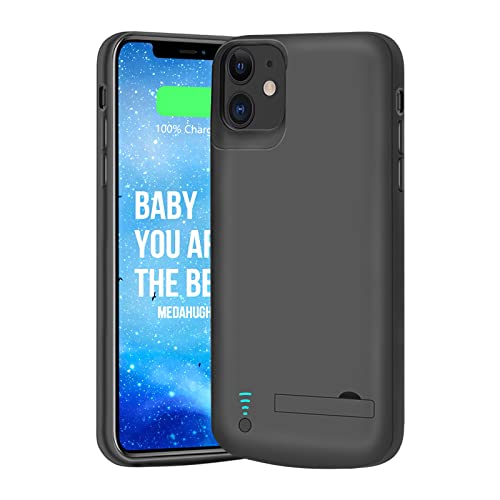 BAHOND Battery Case for iPhone 12 mini, 4000mAh Rechargeable Extended Battery Charging Charger Case, Add 100% Extra Juice (5.4 Inches) Black