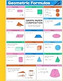 Geometry Formulas Graph Paper Composition Notebook Cheat Sheet: Geometry Reference