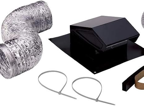 Broan-NuTone RVK1A Roof Vent Kit, Black