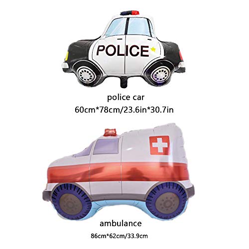 Cugbo 12Pcs Balloon Set, Vehicles Aluminum Foil Balloons, Helium Mylar Cars Balloons Kits For Kids Children Party Decor Supplier #TOP4