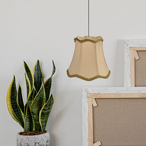 Black Lamp Shade Black Lampshade Natural Fabric On Chandelier Lamp Shades European Style Droplight Wall Lamp Cover Candle Shade Beige Black Lamp Shade E14 Lamp Shade #TOP7
