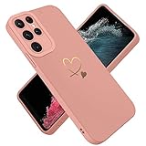 💕【Premium-Material】: Hülle Samsung Galaxy S22 Ultra besteht Flexibles weichem TPU Silikon material, Umweltfreundlich, langlebiger, glatte Textur, aber rutschfest. Das Love Herz Muster fällt nicht ab, Halten Sie Ihr Telefon stilvoll und schützen Sie es gleichzeitig vor Stürzen und Kratzern. Die weiche TPU Handyhülle ist leicht, sodass Sie bei der Verwendung Ihres Telefons nicht belastet werden.