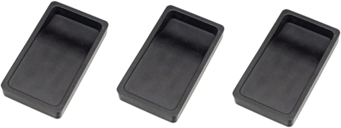 STOBOK 3pcs Portable Inkslab Calligraphy Supplies Inkstone for Students Teachers Plastic Material