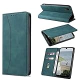 【aquos wish ケース 手帳型】KWATUNG スマホケース aquos wish 手帳型 おしゃれsharp aquos wish shg06ケース 手帳型 肌感レザー aquos wish sh m20 手帳型 A104SH ケース 内蔵マグネット耐衝撃 スマホケース アクオス wish 全面保護 スマホケース aquos wish shg06 手帳型【5.7インチ】ターコイズ