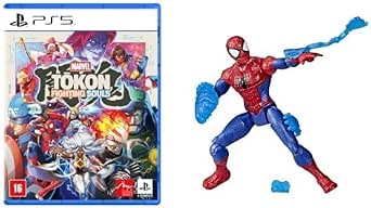 Bundle MARVEL Tōkon: Fighting Souls PS5 + Boneco Hasbro Marvel Spider-Man Figura Action Verse Articulada