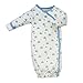 Babysoy Organic Pattern Kimono Bundlers (00-03 months, Whale)