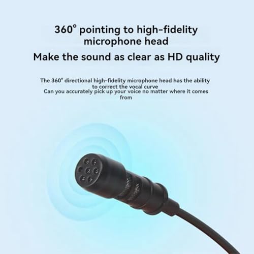 Microphone lavalier XLR pour éliminer les interférences en diffusion directe - 7