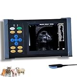 SUNBESTA A20 Veterinary Ultrasound Machine for Pregnancy, at Home Ultrasound Machine with 4.0 MHz Convex Rectal Probe for Cattle, Cows, and Horses Pregnancy Check (Convex Rectal Probe)