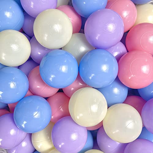 Sunwhat 100-Piece Colorful Plastic Ball Pit Balls #TOP28