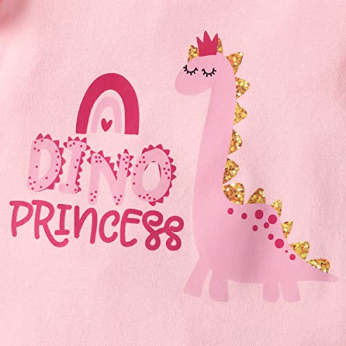 Retsugo Toddler Girls 2Pc Skirt Set Summer Dinosaur Birthday Outfit Kids Dino Party Shirt Tulle Skirts Animal Print Tutu Dresses 18-24 Months #TOP2