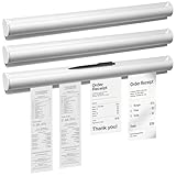 3 Stück Bonhalter Gastronomie Bonleiste Selbstklebend Quittungshalter, 30 cm Bonhalte Bonschiene Aluminiumlegierung Grabber, Bon Klemmleiste für Hold Orders Bar Büro Küche Ticket Bestellung