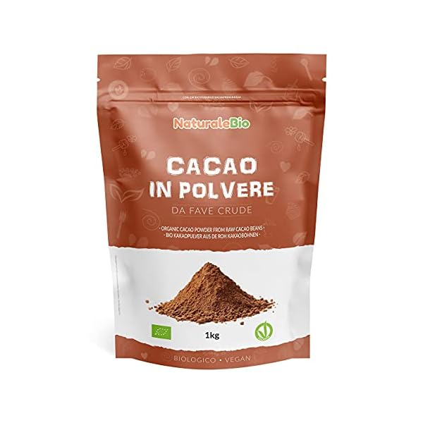 Biologisch Cacaopoeder 1 Kg. Bio, Natuurlijk en Zuiver. Geproduceerd in Peru van de Boom Theobroma Cacao. Bron van…