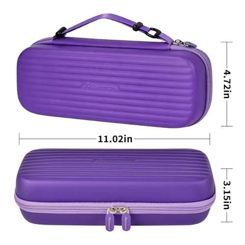 Image of Stethoscope Case Compatible with 3M Littmann Classic III /for MDF Instruments /for Paramed /for FriCARE Monitoring Stethoscope, Extra Room for Doctor & Nurse Accessories-Purple