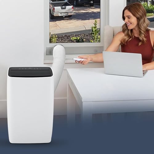 Image of PioneerWorks 12000 BTU Portable Air Conditioner, Cooling AC Up to 600 Sq. Ft., AC Unit with Cooling, Fan and Dehumidifier Functions, Remote Control, LED Display and Venting Kit Included, Black Top