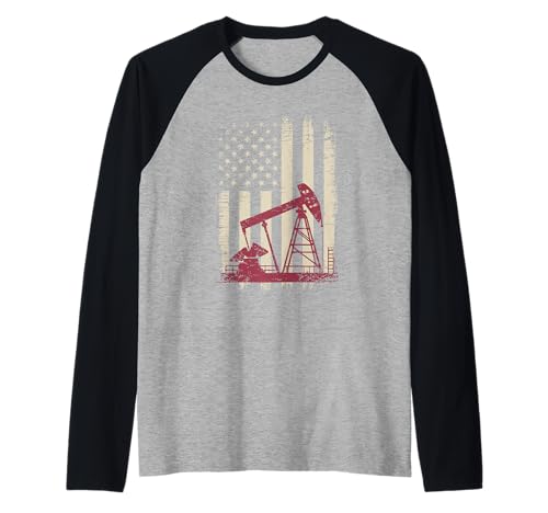 Drapeau des États-Unis Puits de pétrole Oilfeild Oilfeild Chash Oilfield Manche Raglan