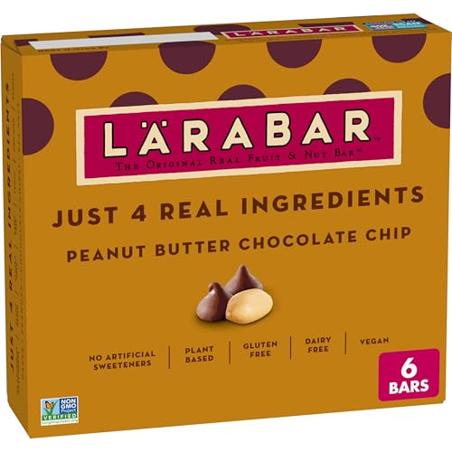 Larabar Peanut Butter Chocolate Chip, Fruit and Nut Bars, Gluten ...