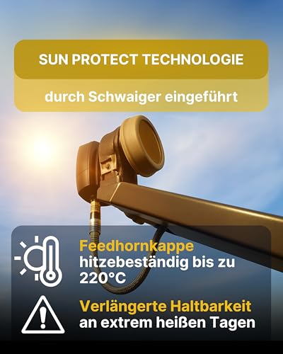Schwaiger Single LNB Digital Sun Protect für 1 Teilnehmer