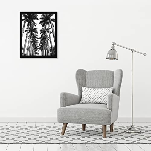 Americanflat 22x28 Poster Frame with Polished Plexiglass - Streamline Collection - Thin Border Picture Frame for Wall Display - Hanging Hardware Included - Black