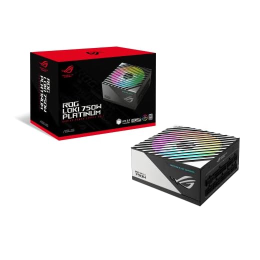 ASUS ROG Loki SFX-L 750W Platinum (Fully Modular Power Supply, 80+ Platinum, Lambda A Certified, 120mm PWM ARGB Fan, Aura Sync, ATX 3.0 Compatible, PCIe 5.0 Ready, 10 Year Warranty)
