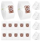 12 Stück Staubsaugerbeutel kompatibel mit Miele Guard M1 S8380, SVWF6 Type HS15 4x Air Clean Abluftfilter, 4 x Motorschutzfilter Extrem Reißfesten und Robust Guard M1 Serie Beutel