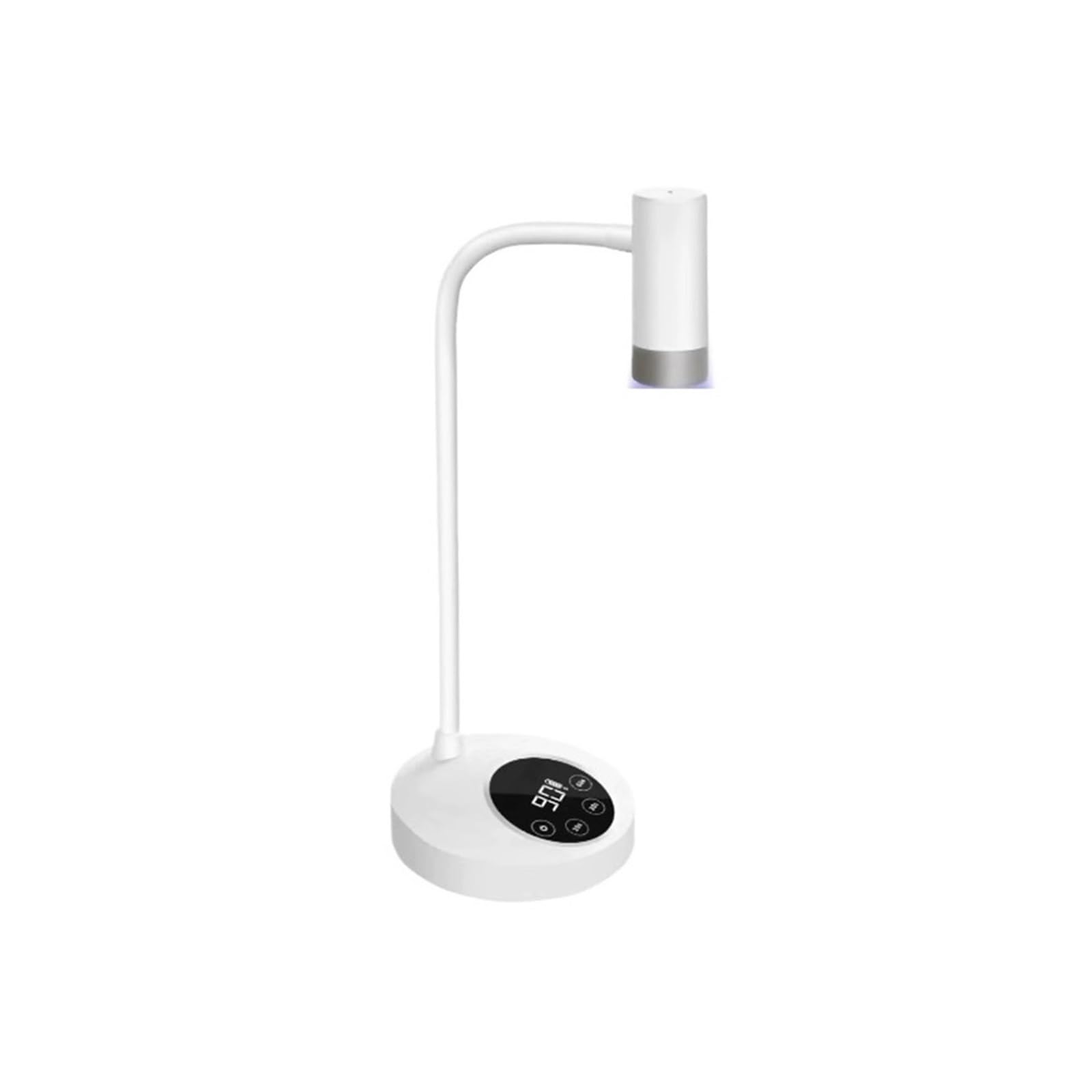 Lampa do utwardzania paznokci Lampa UV LED Do Paznokci, Akumulatorowa Z Gęsią Szyjką, Suszarka 4 Timerami I Automatycznym Czujnikiem(White)