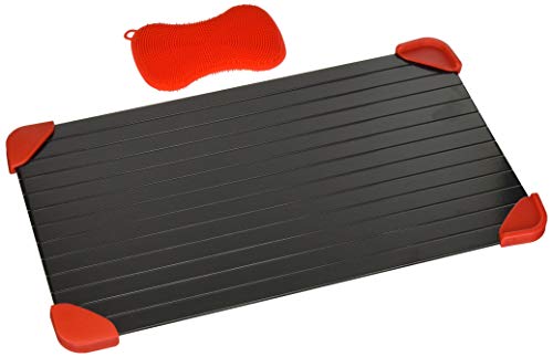 MN Majestic Defrosting Tray: (LARGEST SIZE) The Safest, Fastest Way for Thawing Meat, Chicken, Fish, Frozen Food - No Need for Electricity or Hot Water