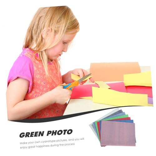 image for Veemoon Cyanotype Paper Kit for DIY Projects 14 Sheets Solar Activated