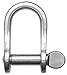 Ronstan RF617 - D Shackle Screw Pin 1545 lb.