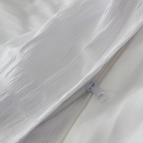 Miniatura 4 de Funda Nordica Seersucker Blanco. Cama De 150 240 X 220 Cm . Tejido Bambula. Color Blanco. Cierre Con Cremallera