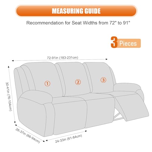 VANSOFY Recliner Cover for Loveseat with Middle Console (Light Coffee): Comfortable and Stylish Cover for Your Relaxation Area
| VANSOFY Recliner Loveseat Cover with Middle Console in Light Coffee: Perfect for Home Living Room Decor
| VANSOFY Reclin