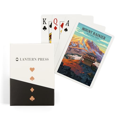 Baraja de 52 cartas tamaño póker Mt Rainier National Park