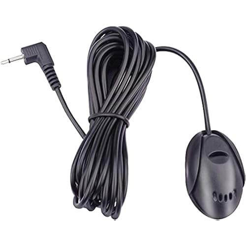 FingerLakes Mic 3.5mm External Microphone Assembly for Car Vehicle Head Unit Bluetooth Enabled Audio Stereo Radio Receiver GPS DVD with 3m Cable Plug and Play, FL11