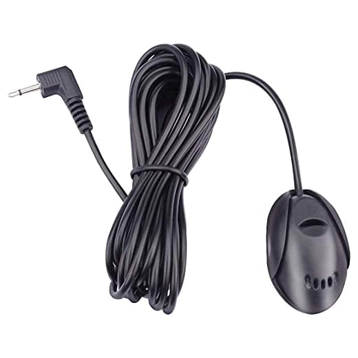 FingerLakes Mic 3.5mm External Microphone Assembly for Car Vehicle Head Unit Bluetooth Enabled Audio Stereo Radio Receiver GPS DVD with 3m Cable Plug and Play, FL11