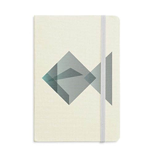 Journal A5 origami poisson en tissu premium, carnet de notes classique multicolore