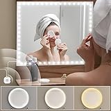 MATICOD Motion Sensor Vanity Lights for Mirror, 13FT Color & Brightness Dimmable LED Lights for Mirror Lights, Auto ON/Off Makeup Light Vanity Light Stick On Sensor Light